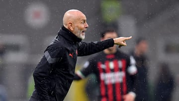 Stefano Pioli habla sobre Devis Vásquez, arquero colombiano del AC Milan.