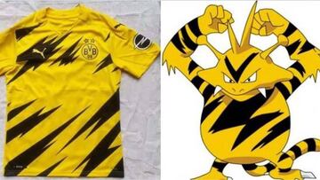 Comparan la nueva equipación del Dortmund con un Pokémon