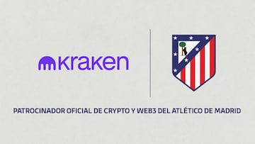 Icono de Kraken, nuevo patrocinador del Atlético.
