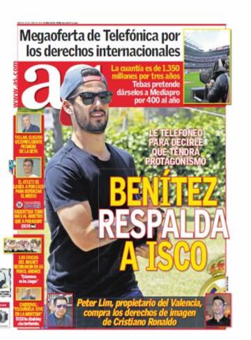 Las portadas de AS de junio