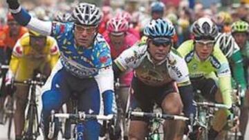 <b>OTRA VICTORIA. </b>El italiano suma su segunda etapa en la Vuelta a Valencia.