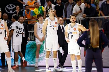 Hugo Gonzlez, Mario Hezonja, Chus Mateo y Facundo Campazzo.