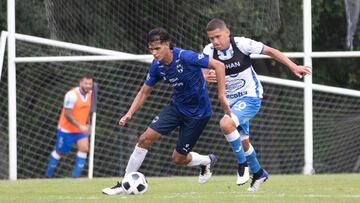 Jugador de Raya2 durante el partido contra el equipo Jicaral Sercoba