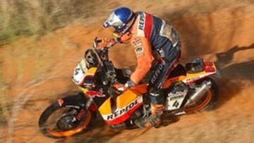 <b>TRIUNFO</b>. Tras muchos esfuerzos y contratiempos el piloto catalán ha conseguido ganar la prueba.