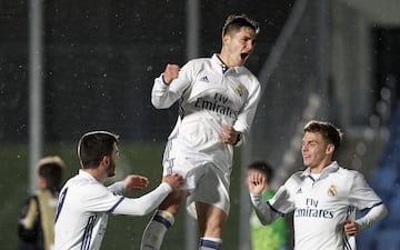 Canterano de confianza de Zidane en el Castilla desde 2014. Aunque puede jugar en cada posición de la zaga, le tocó ser central tras dejar el campo Varane y Nacho. Debutó con el primer equipo en el partido de Copa en Cádiz de hace 2 años que terminó con el equipo blanco eliminado por alineación indebida de Denis Cherysev.