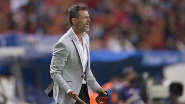 Diego Cocca Atlas Head Coach during the game Atlas vs Puebla, corresponding to first leg match Quarterfinal of the Torneo Clausura Guard1anes 2021 of the Liga BBVA MX, at Jalisco Stadium, on May 12, 2021.
<br><br>
Diego Cocca Director Tecnico de Atlas durante el partido Atlas vs Puebla, correspondiente al partido de ida Cuartos de final del Torneo Clausura Guard1anes 2021 de la Liga BBVA MX, en el Estadio Jalisco, el 12 de mayo de 2021.