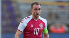 Eriksen back in training with boyhood club Odense