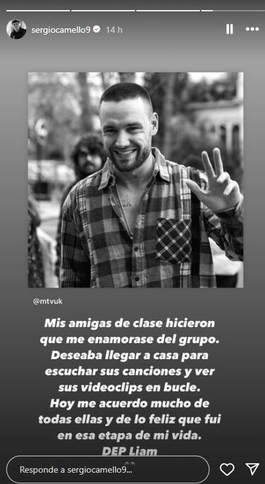 La viral despedida de Sergio Camello a Liam Payne