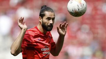 Felipe, antes del Atlético-Espanyol