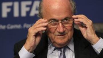 Blatter, presidente de la FIFA.