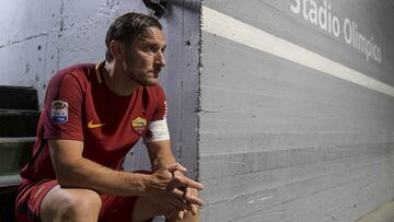 Francesco Totti, en el Stadio Olimpico de Roma.