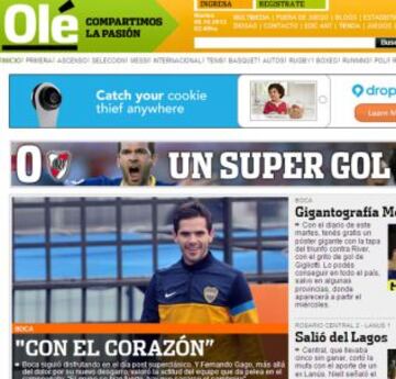 Portadas de la prensa extranjera