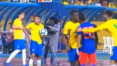Vinicius: Brazil U-20 man on end of headbutt in Colombia clash