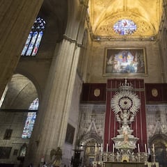 La Catedral de Sevilla preparada para la boda de Sergio Ramos y Pilar Rubio
