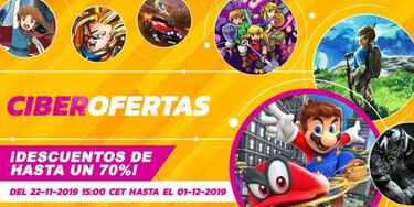 Ciberofertas 2019: descuentos de hasta el 70% en juegos de Nintendo Switch
