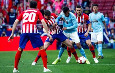 1x1 del Atlético: Oblak para, Rodrigo inicia y Griezmann mata