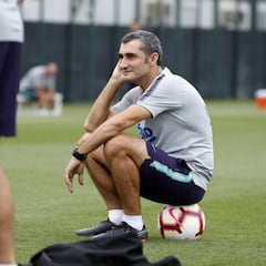 Valverde medita cambiar jugadores ante el Huesca