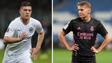 El Madrid paga caro las cesiones invernales de Odegaard y Jovic