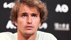 El tenista germano Alexander Zverev.