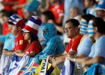 Copa América: belleza y color en el duelo entre Chile y Uruguay