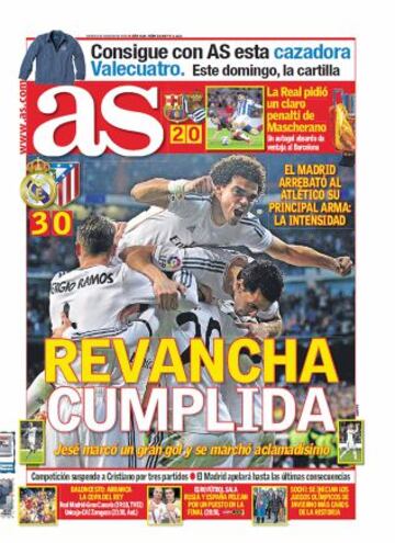 Las portadas de AS de febrero