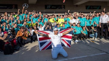Ni el sexto título le da a Hamilton el cariño de los británicos
