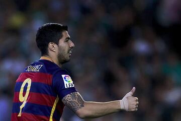 Luis Suarez of FC Barcelona