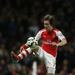 Rosicky enlaza una lesión con otra: otros tres meses fuera
