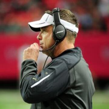 Sean Payton en el que pudo ser su último partido como entrenador de los Saints.