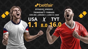 Estados Unidos vs. Trinidad y Tobago: horario, dónde ver y pronósticos de la Copa Oro