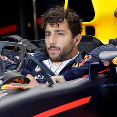 Ricciardo: "Veo a Seb o Lewis y pienso, 'si tuviera su coche..."