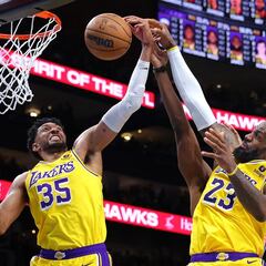 Why is Christian Wood not playing for the LA Lakers tonight against the Nuggets in Game 3?