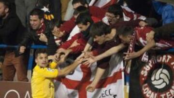 Instante del partido.