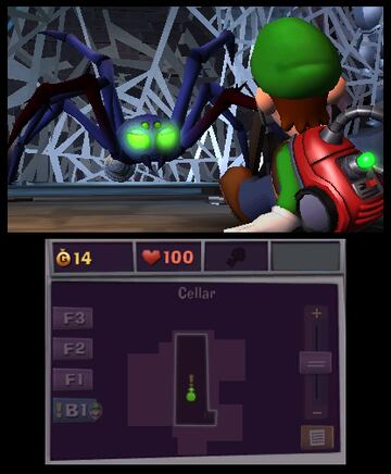 Captura de pantalla - Luigi&#039;s Mansion: Dark Moon (3DS)