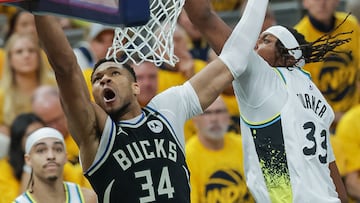 Siakam shines, Haliburton directs, and Milwaukee falters without Lillard as Indiana opens the series with a dominant 117–98 win.