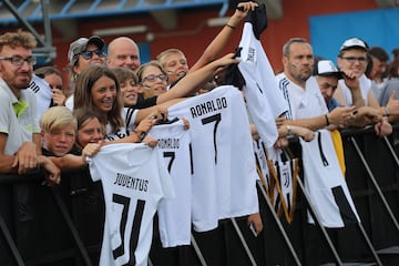 El debut de Cristiano con la Juve en Turín