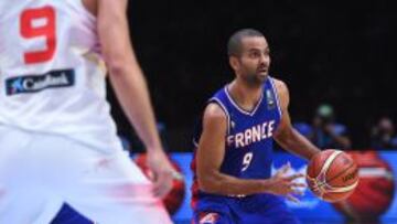 Tony Parker, en el Eurobasket de Francia.