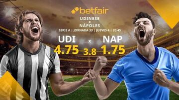 Udinese Calcio vs. SSC Napoli: alineaciones, horario, TV, estadísticas y pronósticos