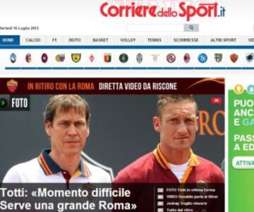 Portadas de la prensa extranjera