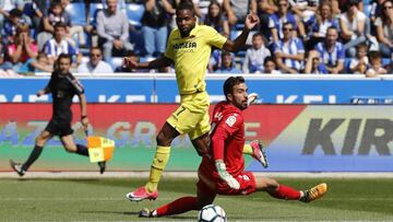 Resumen Alav¨¦s 0 - Villarreal 3: Bacca y Bakambu brillan