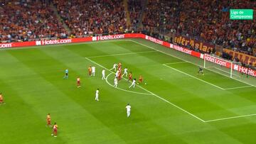 Apareció el día más importante: el paradón de Courtois y el detalle de capitán de Benzema