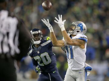 Marvin Jones atrapa un pase durante el tercer cuarto.