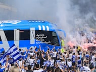 La fiesta en Alder Eder en la capital donostiarra para recibir a los jugadores de la Real sSociedad arrancará a las 17 horas y durará hasta las 21 horas.
