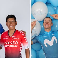 Nairo, Landa, Mas, Dumoulin, Nibali... los ciclistas muestran sus nuevos maillots para 2020