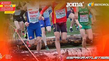 Cartel promocional de la Real Federaci&oacute;n Espa&ntilde;ola de Atletismo para los Europeos de Cross