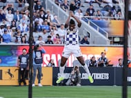 Real Salt Lake’s Victor Olatunji netted a late equalizer at Snapdragon Stadium, where San Diego had Christopher McVey sent off.
