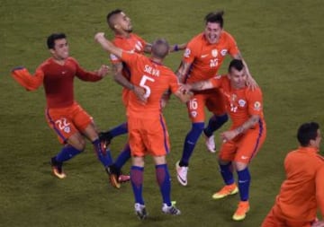 Así festejó la Roja su título Centenario