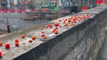 Esto es lo que han hecho los irlandeses en un puente: “Están fatal de la cabeza”