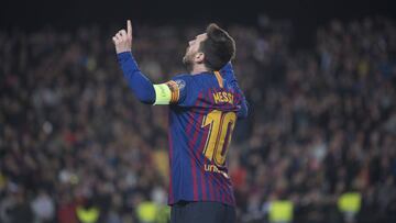 El delantero argentino del Barcelona, Leo Messi, durante un partido.