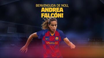 Andrea Falc&oacute;n, del Atl&eacute;tico de Madrid Femenino, ha fichado por el Barcelona.